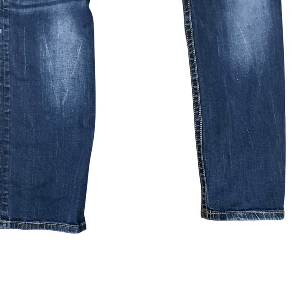 Rock Revival Ryker Straight Dark Wash Denim Blue Jeans Men's Sz 33 - Picture 8 of 8